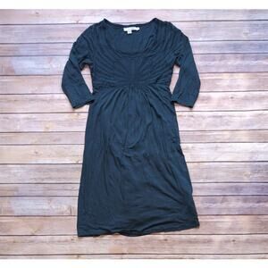 Boden Scoop Neck Green Soft Dress - Size 4P